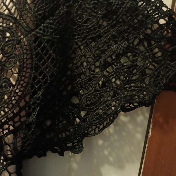 🤠SOLEBLU Lined Crocheted Dress Size Small - Picture 4 of 11